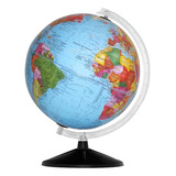 Globo Terrestre Político Prisma Iluminado Abajur 30cm Lindo