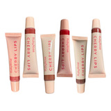 Gloss Lip Balm Cherry Lips Ruby Rose Linha Rosa Com Cor