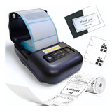 Godensky Gs pt260 Mini Impressora De Etiquetas Portátil Bluetooth De 58 Mm Cor Cinza Escuro
