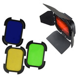 Godox Kit Barndoor Bd 07 Para Ad200 Garantia Sem Juros
