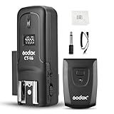 Godox Kit Receptor De Gatilho De Flash De Rádio Sem Fio CT 16 Transmissor E Receptor De Flash 2 Em 1 De 433 MHz Compatível Com Canon Nikon Sony Pentax Olympus DSLR Disparador De Flash De Estúdio