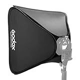 Godox Softbox Kit Portátil Dobrável De 60 Cm X 60 Cm Para Câmera Fotografia Estúdio Flash Compatível Com Suporte Bowens Elinchrom