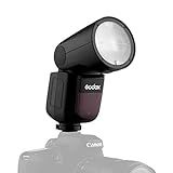 GODOX V1 S TTL Flash Cabeça Redonda Para Sony Preto