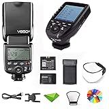 Godox V850II V850 Flash Para Sony Canon Nikon Etc Com Godox XPRO C GN60 2 4G 1 8000s HSS 2000mAh Bateria Li Ion 1 5s Tempo De Reciclagem Câmera Speedlight Speedlite