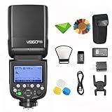 Godox V860III N Para Câmera Nikon Flash Speedlight Speedlite Light 76Ws 2 4G TTL HSS 1 8000s Bateria De 2600mAh 480 Flashes De Potência Total Tempo De Reciclagem De 0 01 1 5s