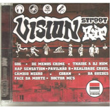 gog-gog Cd Vision Street Rap De Menos Crime Gog Face Da Morte Novo