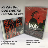 gog-gog Kit Cd Dvd Gog Cd Single Dia Dia Da Periferia Dvd Cartao Ao