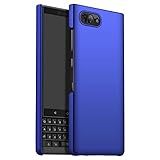 GOGODOG BlackBerry Key2 Capa Completa Ultrafina Fosca Antiderrapante Resistente A Arranhões Para Key2 Azul 