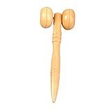 Gogogmee Bastão De Rolo Muscular Rolo Facial Fino Ferramenta De Levantamento De Rosto Massageador Facial Antienvelhecimento Mini Massageador Ferramentas De Madeira Fáscia Massagem