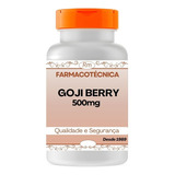 Goji Berry 500mg 60 Cápsulas Extrato seco