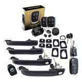 Gol G2 4 Portas Jogo Maçanetas Kit Alarme Positron Px360bt