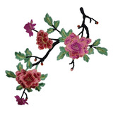 Gola Bordada Renda Rosas Flores 3d Guipir Aplique P Roupas