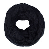 Gola Cachecol Feminino Masculino Adulto Inverno Pescoço Frio Cor Preto Tamanho U