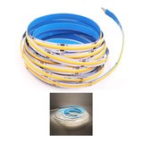 Goldensky Fita Led Cob 8mm 2835 Branco Neutro 4000k 110v 220v 12v 5 M Ip20