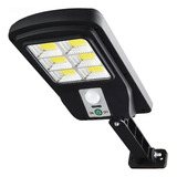 Goldensky Ya 9048 4q Mini Luminária Solar Poste Rua Parede Refletor 48 Cob Sensor Cor Preto Modelo 1 q 