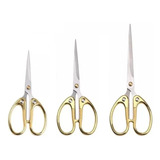 Goldline Kit Tesouras Clássicas Dourada Fit