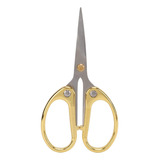Goldline Tesoura Clássica Dourada Fit Pequena