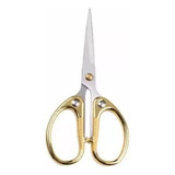 Goldline Tesoura Clássica Dourada Fit Pequeno
