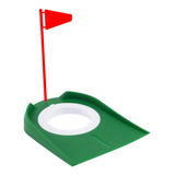 Golf Putting Cup Bandeira Golfe Colocando Buraco Vermelho