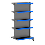 Gondola Centro 170 Amapa Flex Continuaçao Preto Com Azul