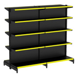 Gondola Centro 170 Amapa Flex Kit 2 Metros Preto