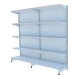 Gondola Parede 196 Amapa Flex Kit 2 Metros Branco Spe