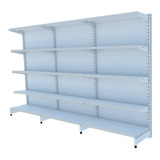 Gondola Parede 196 Amapa Flex Kit 3 Metros Branco Spe