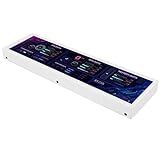 Gonetre 8 8 Polegada Ips Display Pc Sensor Panel Display 8 8in Computador Temp Monitor 1920x480 60hz Para Aida64 Cpu Gpu Ssd Dados Temperatura Monitor Para Preto Branco 