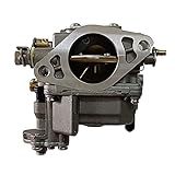 Goodfind68 Novo Carburador Compatível Com Motor De Popa De Partida Elétrica Yamaha 15Hp F15 De 4 Tempos 66M 14301 10 66M 14301 12