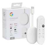 Google Chromecast 4 Geração De Voz Hd 8gb Branco Com 1 5gb