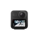GoPro MAX - Câmera De Ação Tradicional 360 à Prova D-água Com Tela Sensível Ao Toque Esférica 5-6K30 Vídeo HD 16-6 MP 360 Fotos 1080p Estabilização De Transmissão Ao Vivo