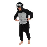 Gorila Adulto Pijama Kigurumi Macacão Fantasia