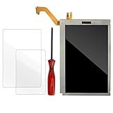Gorliskl Tela LCD Superior Superior De Substituição Para Nintendo 3DS Superior Superior Com Protetor De Tela 