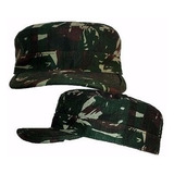 Gorro Pala Dura Tecido Rip Stop Camuflado Exército