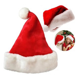 Gorro Touca De Papai Mamae Noel Veludo Conforme Foto Com Nfe