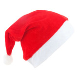 Gorro Touca Do Papai Noel Chapéu Natal Liso Enfeite