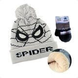 Gorro Touca Homem Aranha Infantil Spider Menino Tricotado