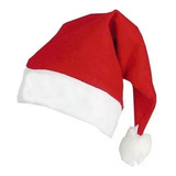 Gorro Touca Natal Papai Noel Vermelho Veludo Infantil Oferta
