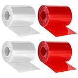 Gosknor Fita De Reparo De Luz Traseira De 4 Rolos Fita Transparente De Reparo De Farol E Lanterna Traseira De 5 M X 5 Polegadas Para Luzes Traseiras Automotivas Fita De Escurecimento De Faróis De