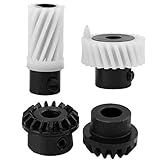 GOTOTOP Conjunto De Engrenagens De Eixo De Engrenagem De Plástico- 4 Peças- Kit De Engrenagem De Máquina- Kit De Engrenagem De Gancho Conjunto De Engrenagens De Acionamento De Gancho