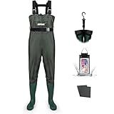 Goture Wader De Pesca Respirável Duas Camadas De Nylon PVC Para Caça Com Gancho De Bota Impermeável Para Homens E Mulheres M11 W13
