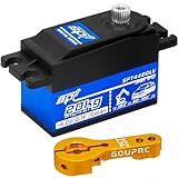 GOUPRC 20kg Low Profile Servo High Torque Of Metal Gear Digital Servo With 25T Metal Arm For 1 8 1 10 1 12 R C Model DIY Car Robot