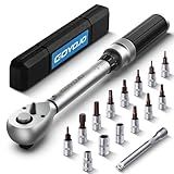 GOYOJO Chave De Torque De 2-24 Nm De Precisão De 1-4- Para Bicicletas E Motocicletas DIY E Leve- Aço Cromo-vanádio Durável ISO6789-2003- GB-T15729-2008- Certificado ASME B107-14M