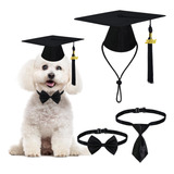 Goyoswa 3 Pcs Roupa De Formatura Para Cães Boné De Formatu