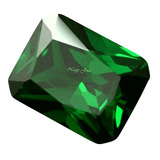 Graciosa Esmeralda Octogonal Pedra Preciosa 7x9mm