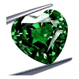 Gracioso Coração De Esmeralda Pedra Preciosa