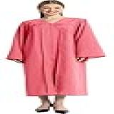 Grad HAGO Roupão Unissex Fosco Para Batismo De Igreja Para Batismo Na água Vestido De Formatura Juiz Pastor Robes Rosa 54