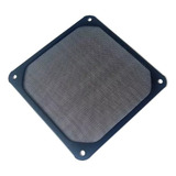 Grade De Metal 140mm Com Tela De Malha Fina Preta 