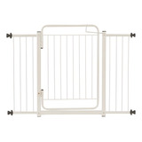 Grade De Porta Portão Proteção Cachorro Criança 134 A 139 Cm Cor Branco