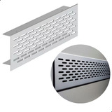 Grade De Ventilação Aluminio 600mm Acabamento Fosco